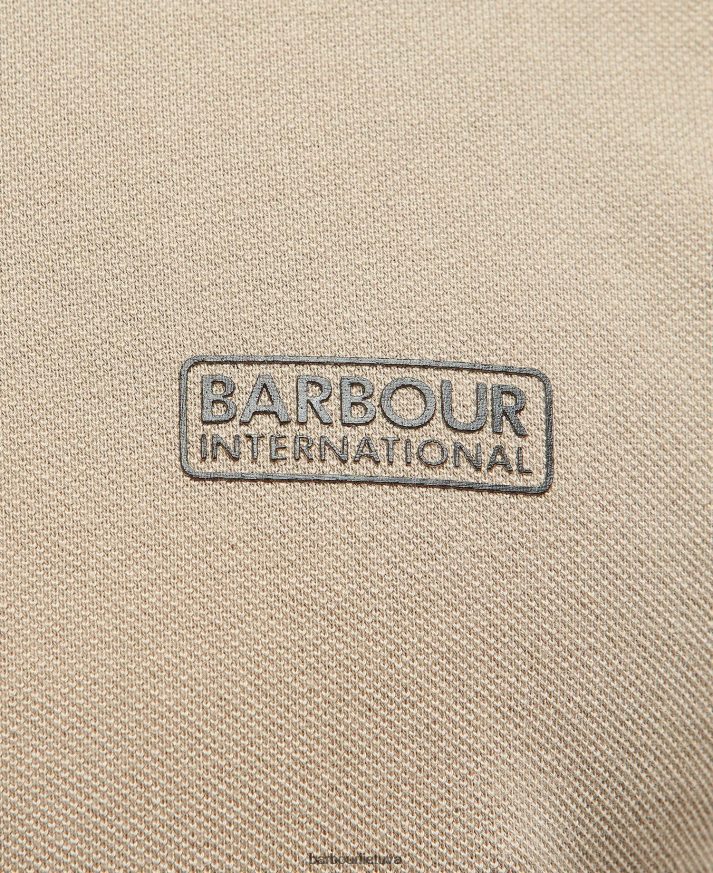 apranga Barbour tarptautiniai esminiai polo marškinėliai tamsus chaki vyrų 6F6D80740