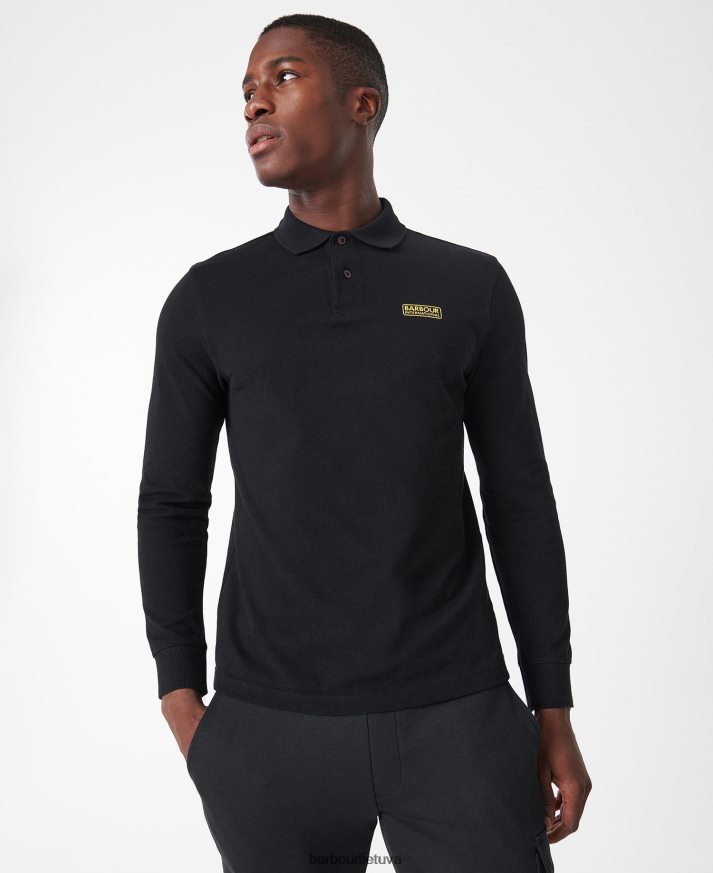 apranga Barbour tarptautiniai polo marškinėliai ilgomis rankovėmis tarptautinis laivynas vyrų 6F6D80662