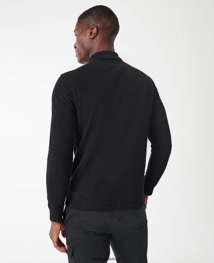 apranga Barbour tarptautiniai polo marškinėliai ilgomis rankovėmis tarptautinis laivynas vyrų 6F6D80662