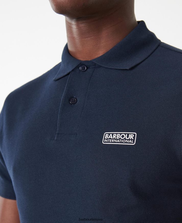 apranga Barbour tarptautiniai poloshirt tarptautiniai esminiai tamsiai mėlyna vyrų 6F6D80596