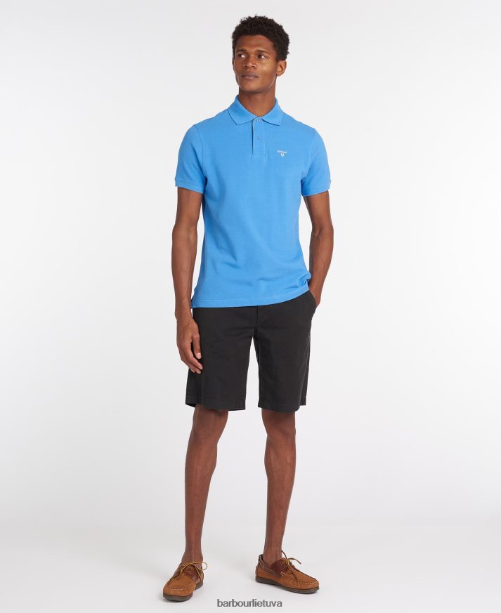 apranga Barbour tartan pique polo marškinėliai lenktyninis žalias vyrų 6F6D80598