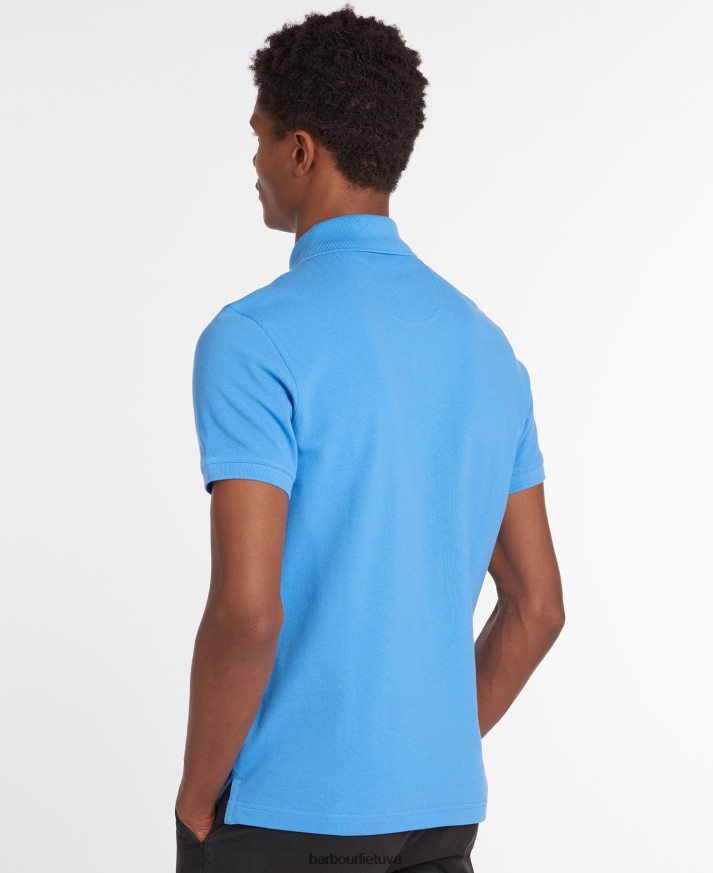 apranga Barbour tartan pique polo marškinėliai lenktyninis žalias vyrų 6F6D80598