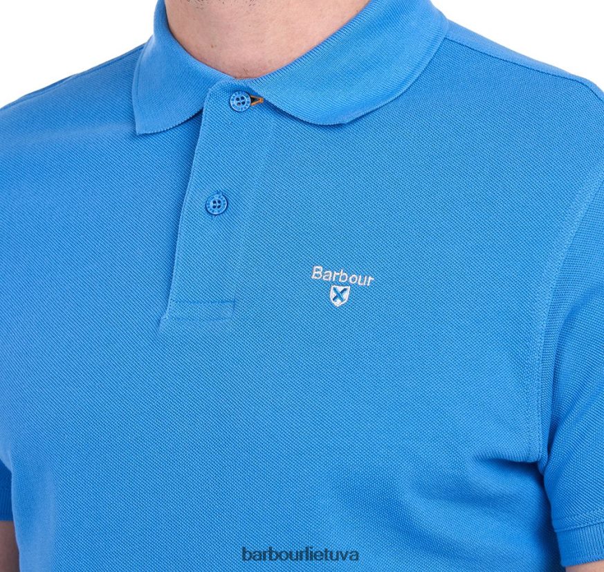 apranga Barbour tartan pique polo marškinėliai lenktyninis žalias vyrų 6F6D80598