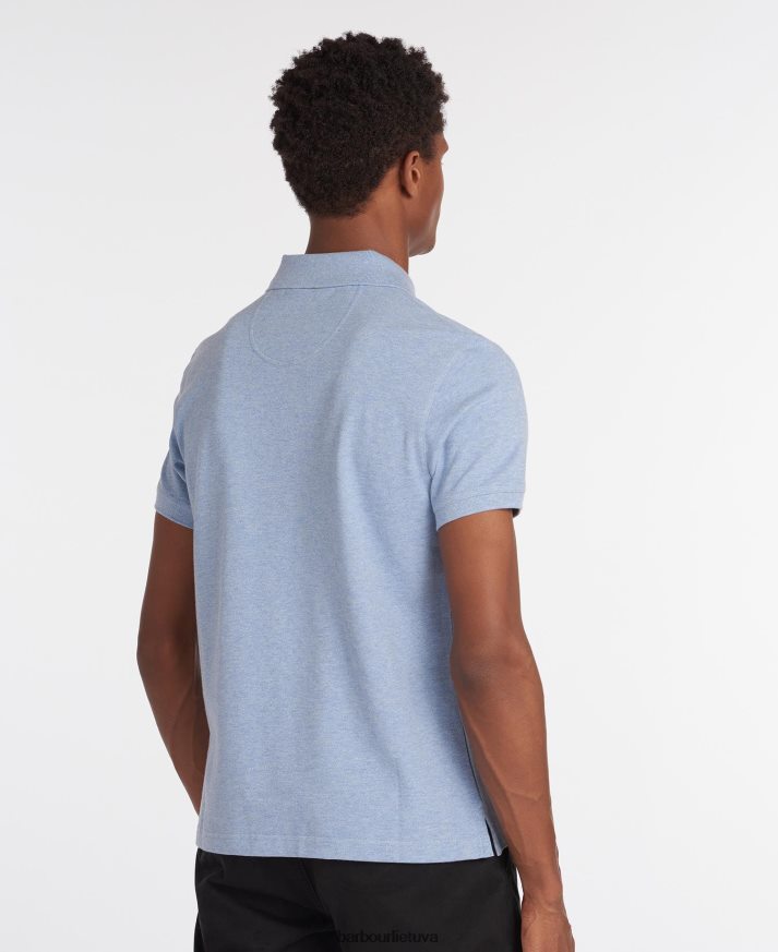 apranga Barbour tartan pique polo marškinėliai smiltainis vyrų 6F6D80565