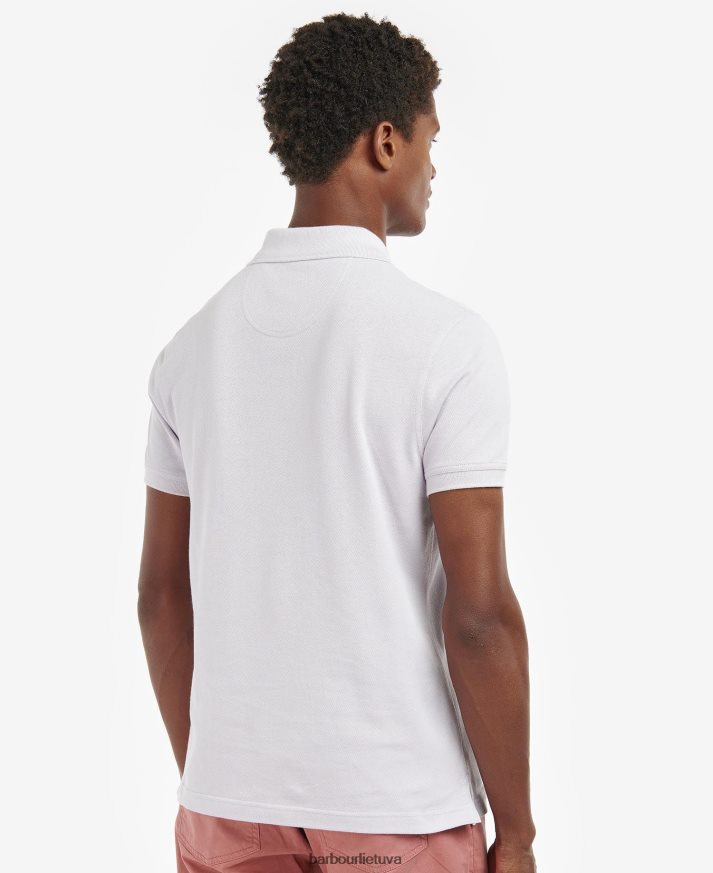 apranga Barbour tartan pique polo marškinėliai vynas vyrų 6F6D80632