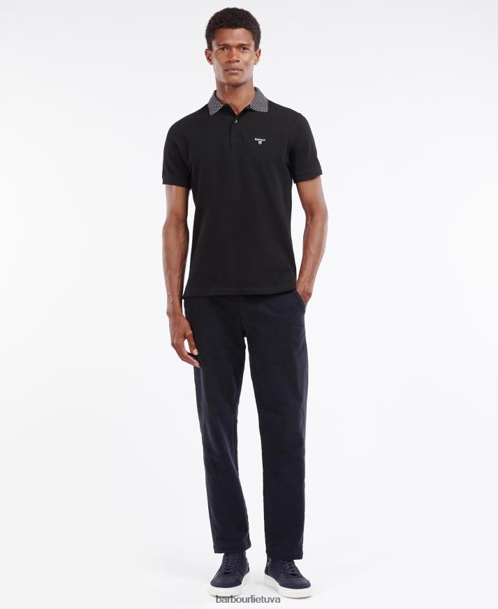 apranga Barbour tiek polo marškinėliai dk bordo vyrų 6F6D80738