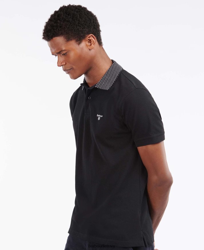 apranga Barbour tiek polo marškinėliai dk bordo vyrų 6F6D80738