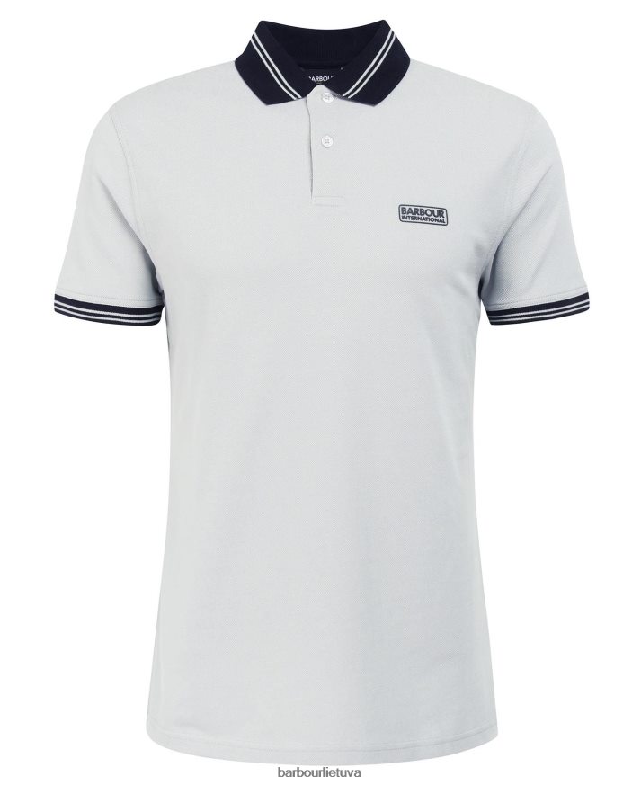 apranga Barbour tracker polo marškinėliai išblukęs mėlynas vyrų 6F6D80643