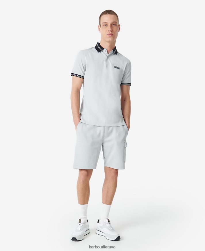 apranga Barbour tracker polo marškinėliai išblukęs mėlynas vyrų 6F6D80643