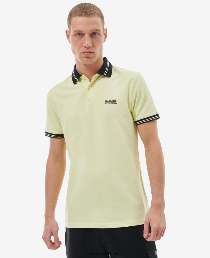 apranga Barbour tracker polo marškinėliai išblukęs mėlynas vyrų 6F6D80657