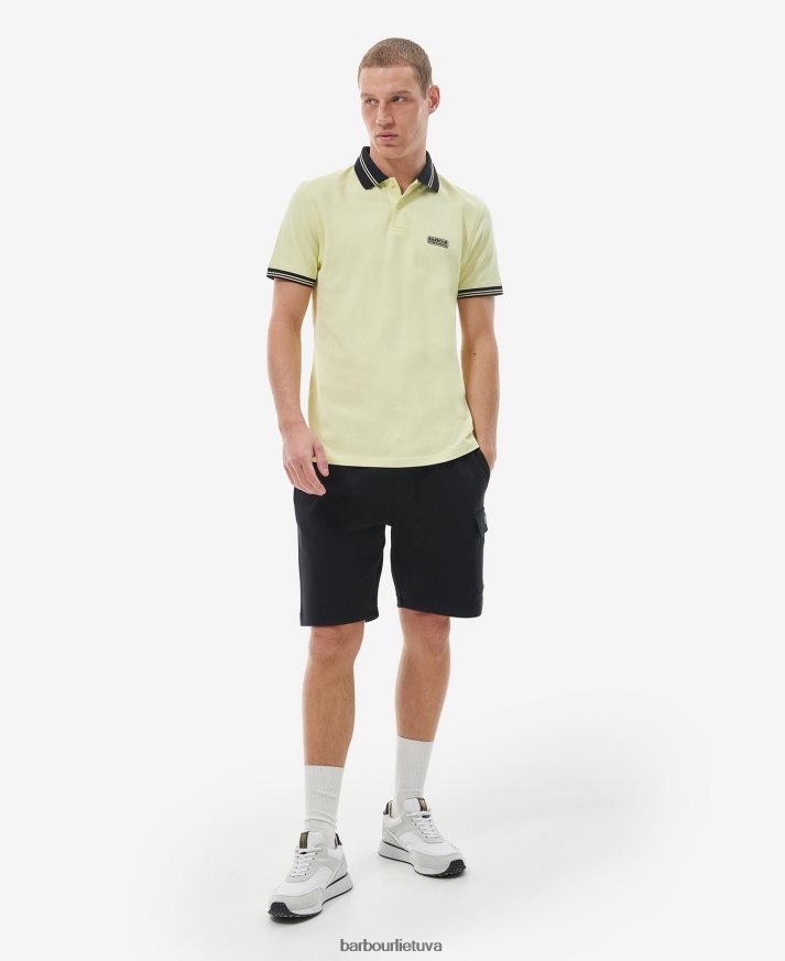 apranga Barbour tracker polo marškinėliai išblukęs mėlynas vyrų 6F6D80657