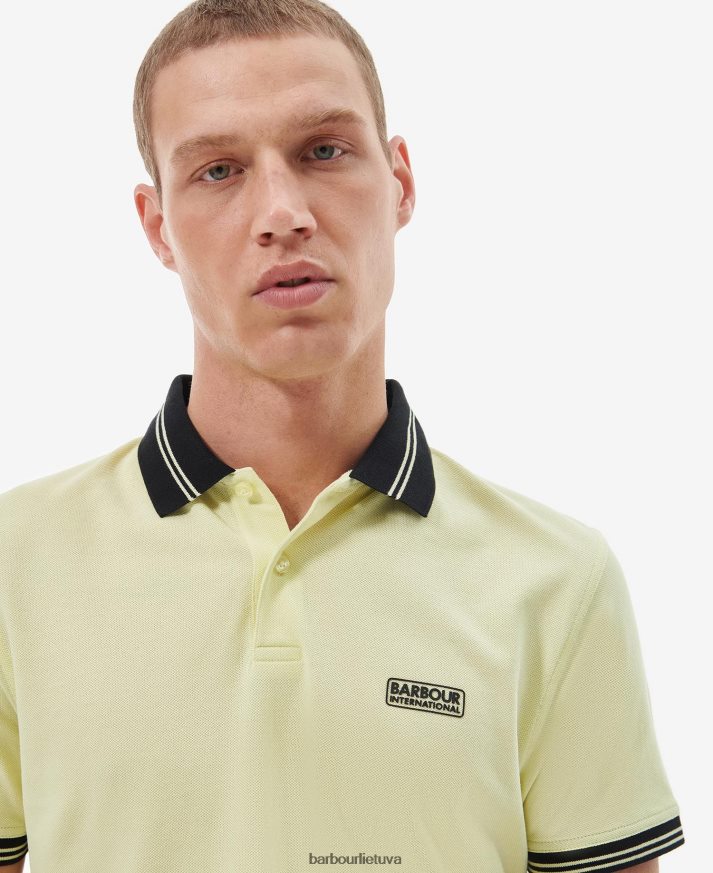 apranga Barbour tracker polo marškinėliai išblukęs mėlynas vyrų 6F6D80657