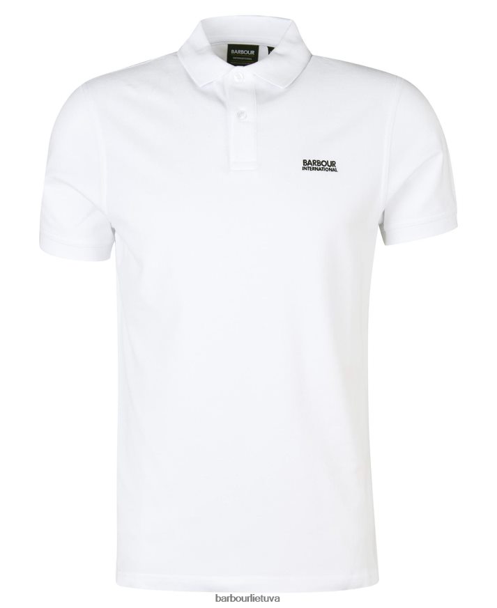 apranga Barbour turistų polo marškinėliai klasikinis baltas vyrų 6F6D80718