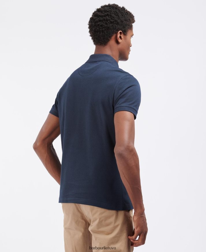 apranga Barbour visuomenės polo marškinėliai pilkas marlas vyrų 6F6D80601