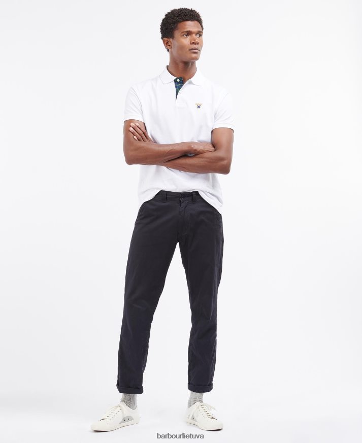 apranga Barbour visuomenės polo marškinėliai pilkas marlas vyrų 6F6D80611