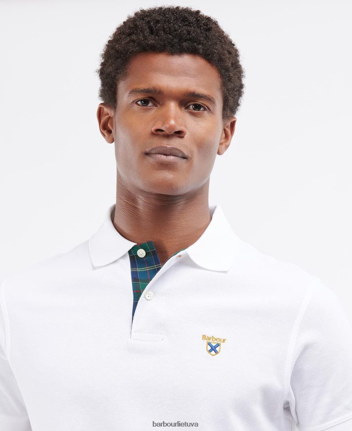 apranga Barbour visuomenės polo marškinėliai pilkas marlas vyrų 6F6D80611