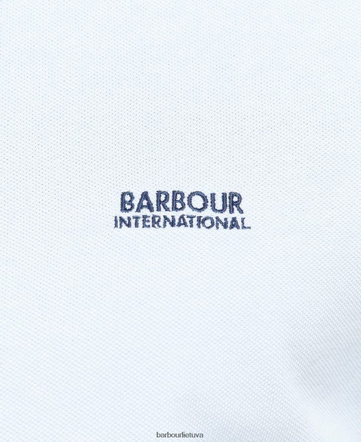 apranga Barbour whateley polo marškinėliai chambray blue/whisper white vyrų 6F6D80705