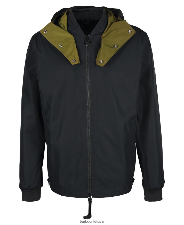 apranga Barbour parr vandeniui atspari striukė klasikinis juodas vyrų 6F6D80201