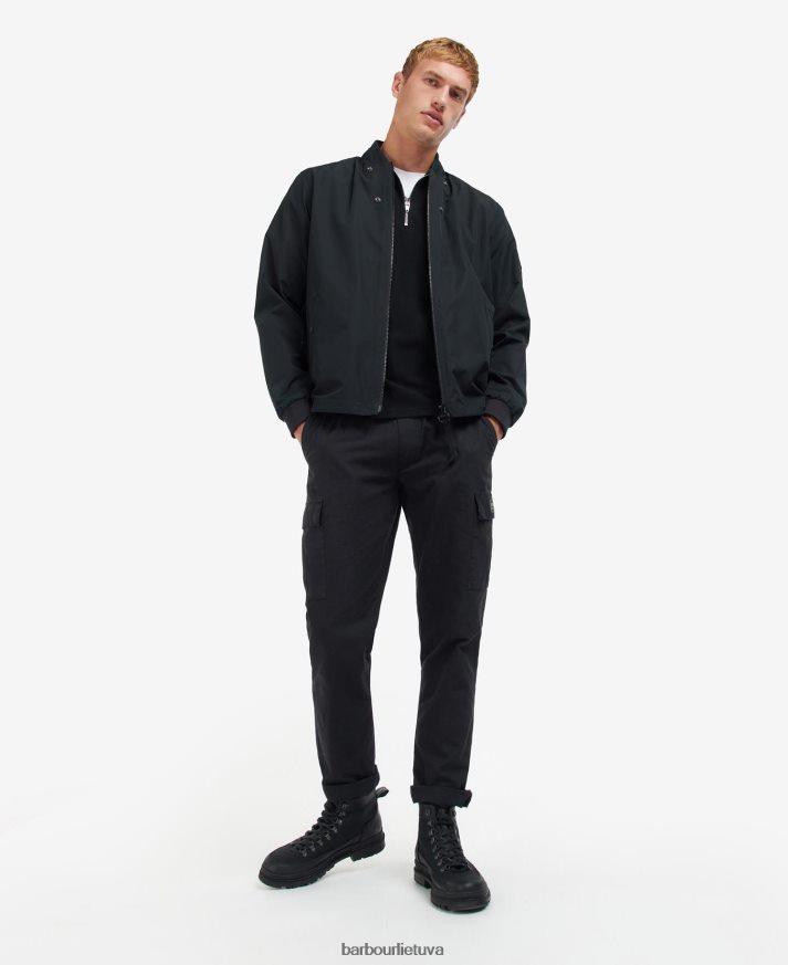 apranga Barbour parr vandeniui atspari striukė klasikinis juodas vyrų 6F6D80201