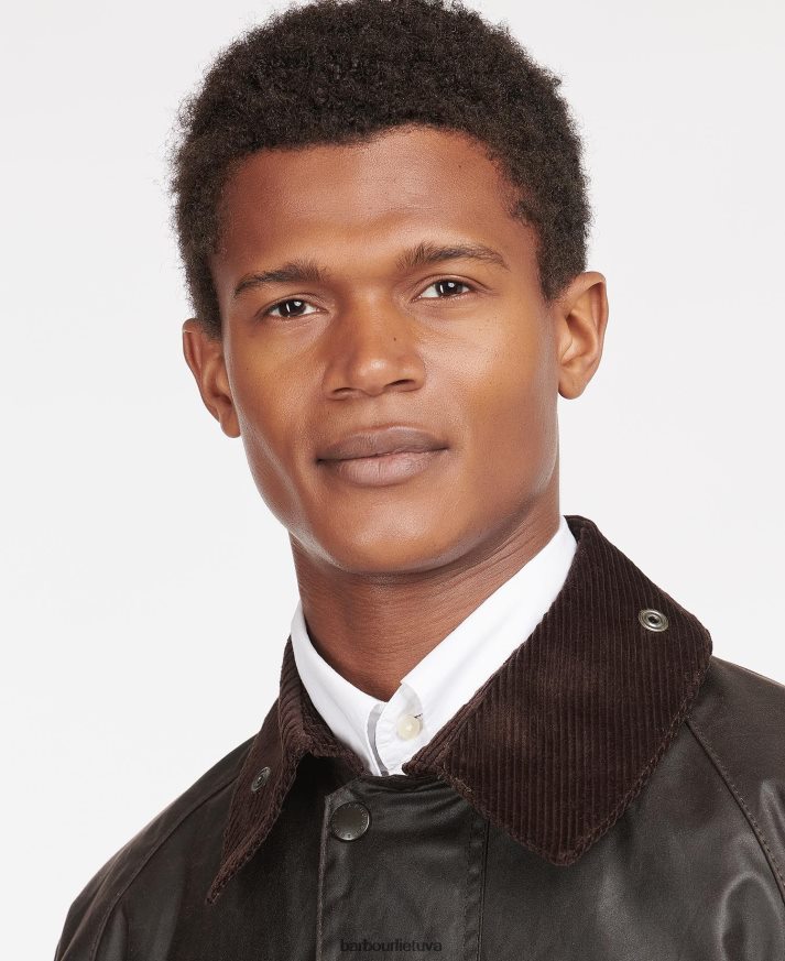 apranga Barbour Beaufort vaško striukė juodas vyrų 6F6D8039