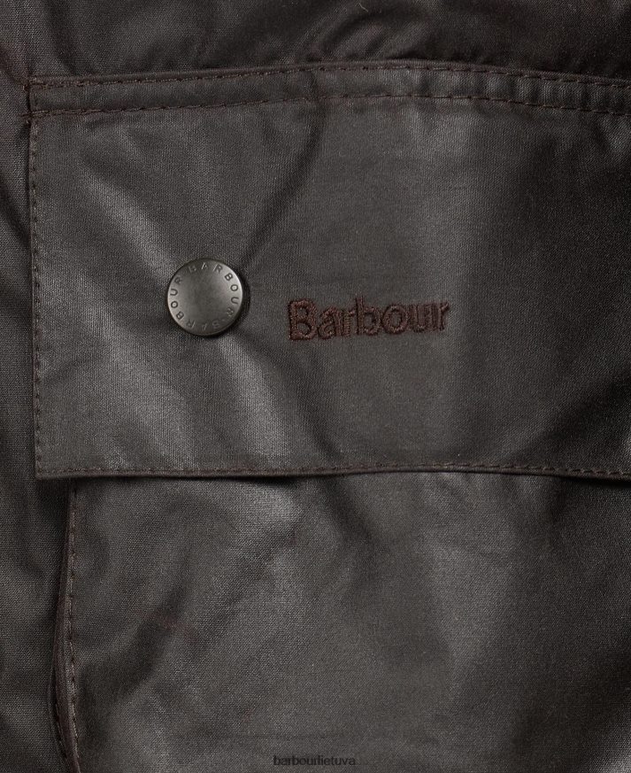 apranga Barbour Beaufort vaško striukė juodas vyrų 6F6D8039