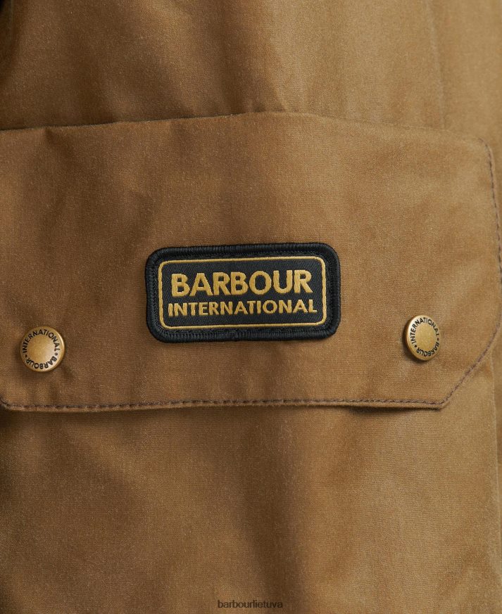 apranga Barbour Harlow vaškuotas švarkas smėlis vyrų 6F6D8064