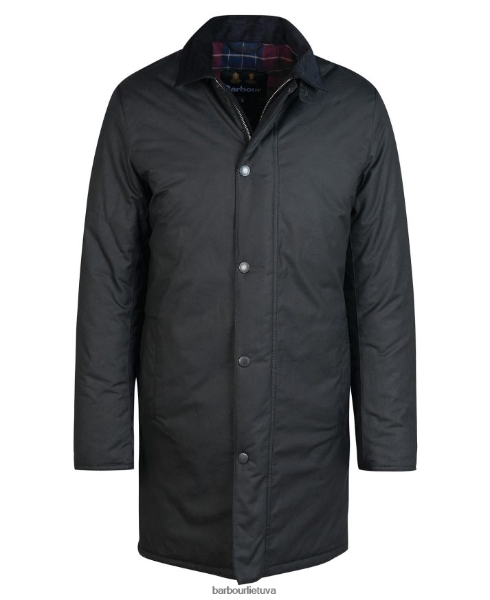 apranga Barbour Kenstone vaško striukė juodas/kordovas vyrų 6F6D8071