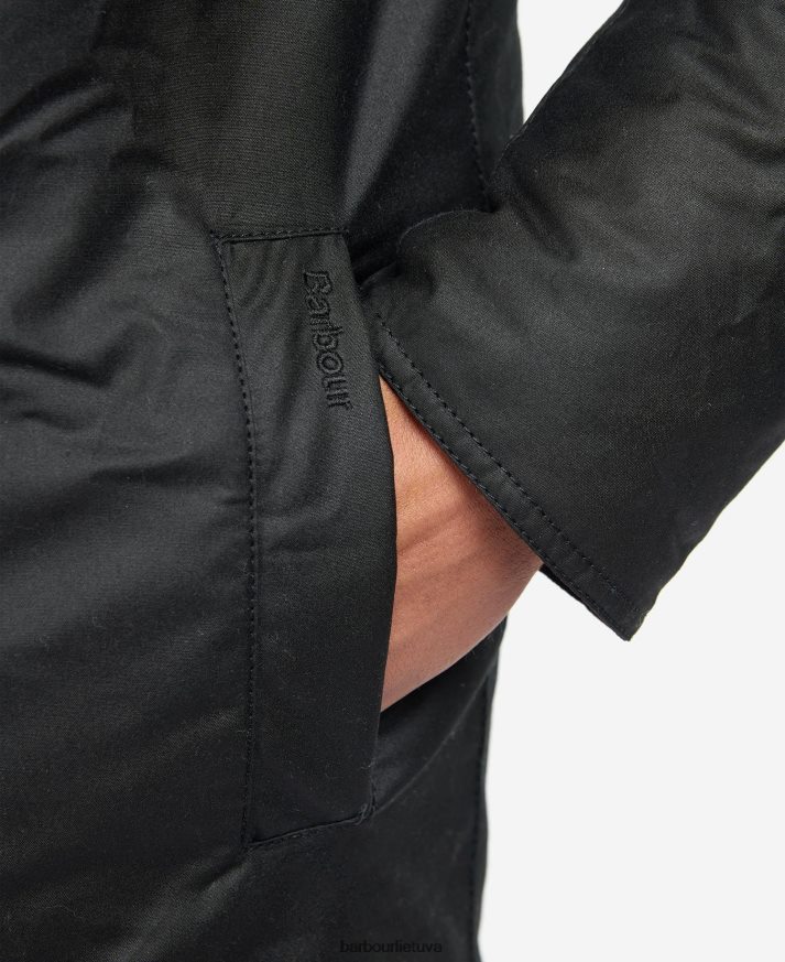 apranga Barbour Kenstone vaško striukė juodas/kordovas vyrų 6F6D8071