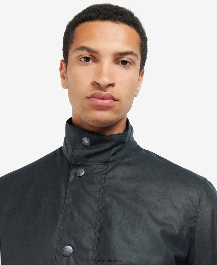 apranga Barbour Riley vaškuotas švarkas klasikinis laivynas vyrų 6F6D8052