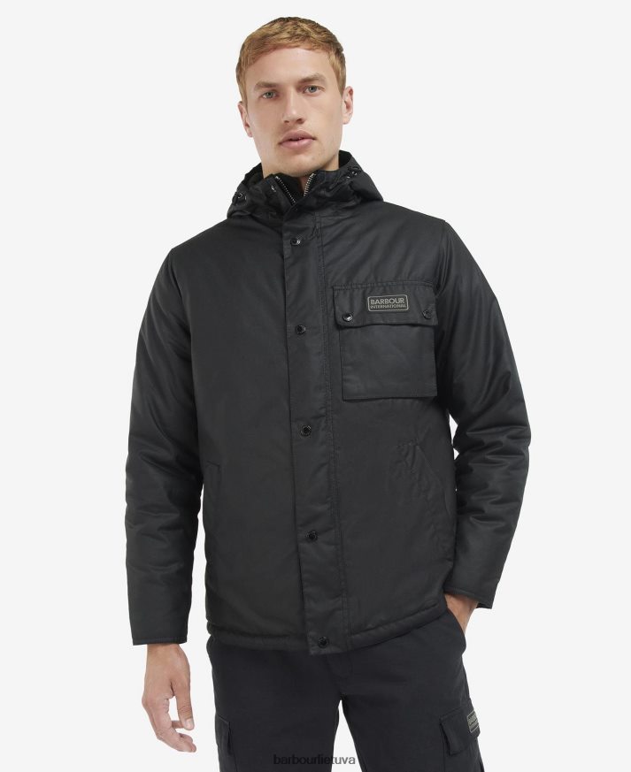 apranga Barbour Westbourne vaškuota striukė klasikinis juodas vyrų 6F6D8055