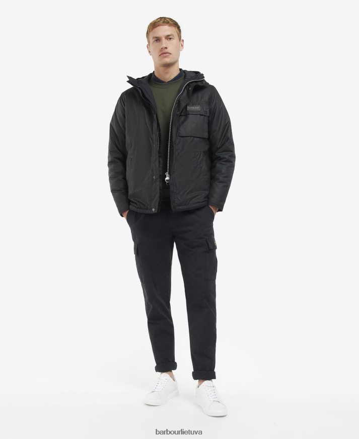 apranga Barbour Westbourne vaškuota striukė klasikinis juodas vyrų 6F6D8055