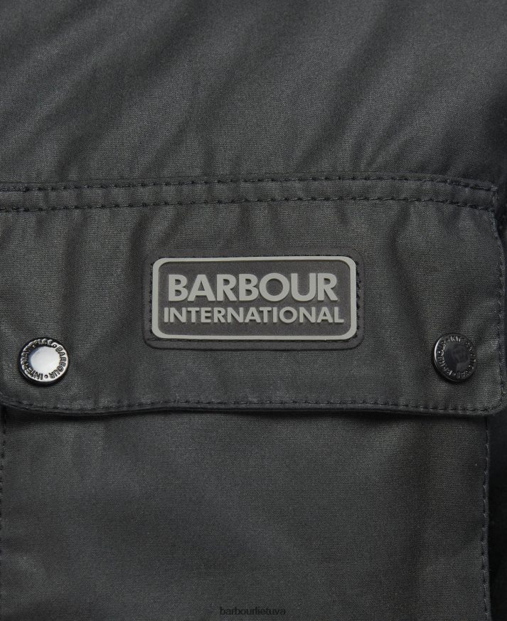 apranga Barbour Westbourne vaškuota striukė klasikinis juodas vyrų 6F6D8055