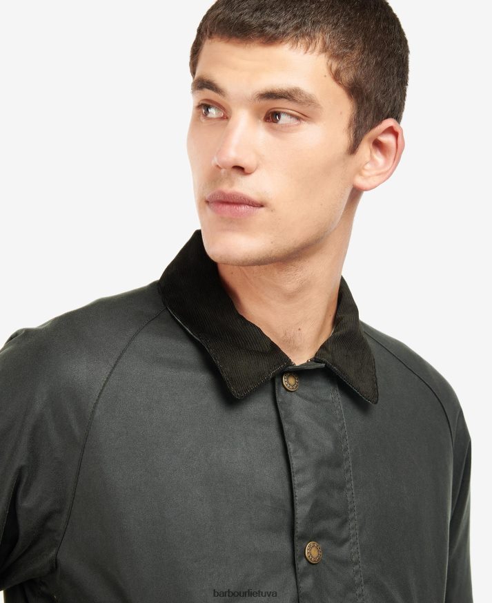 apranga Barbour ambleton vaškuota striukė klasikinis laivynas vyrų 6F6D8045