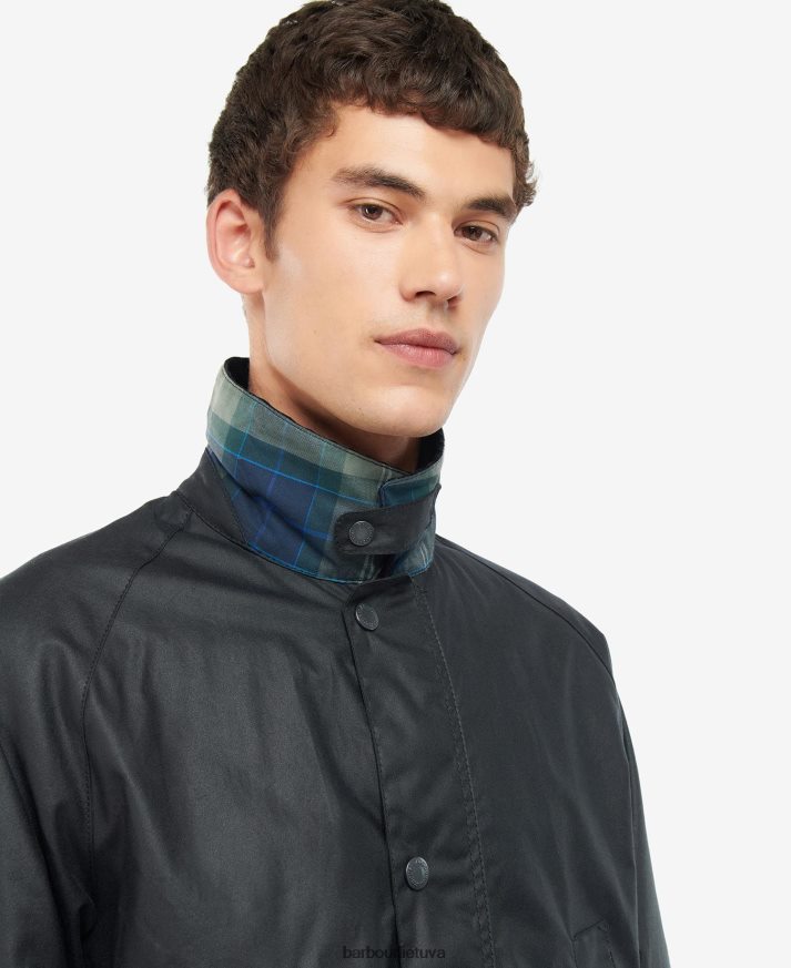 apranga Barbour ambleton vaškuota striukė klasikinis laivynas vyrų 6F6D8051