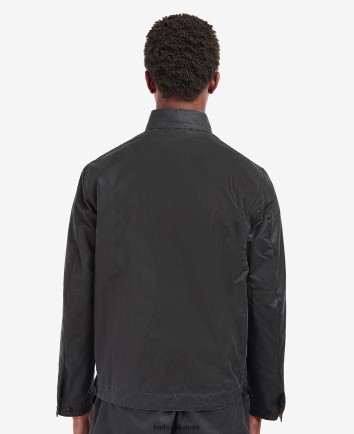 apranga Barbour harben vaškuota striukė klasikinė pilka vyrų 6F6D8061