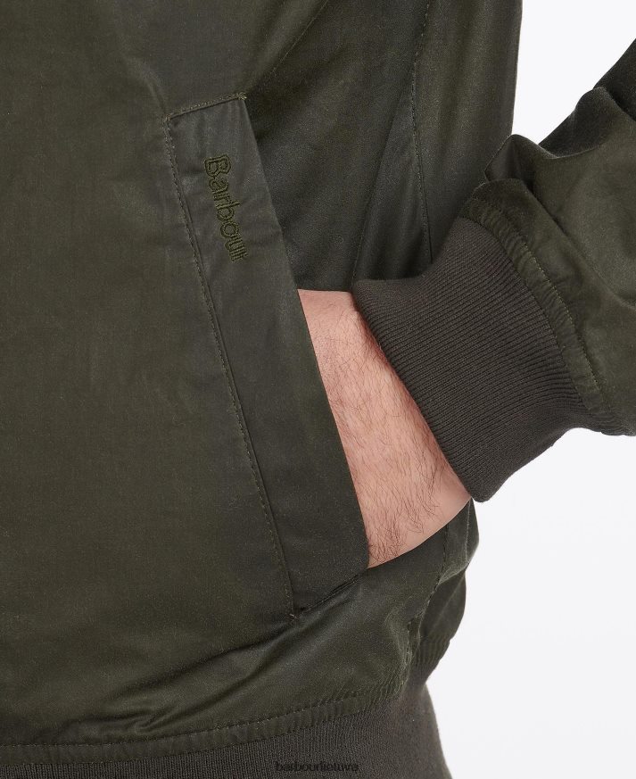 apranga Barbour lengva Royston vaškuota medvilninė striukė juodas vyrų 6F6D8011