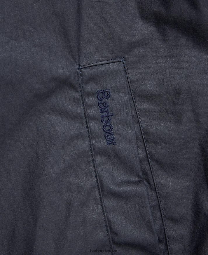 apranga Barbour lengva Royston vaškuota medvilninė striukė juodas vyrų 6F6D809