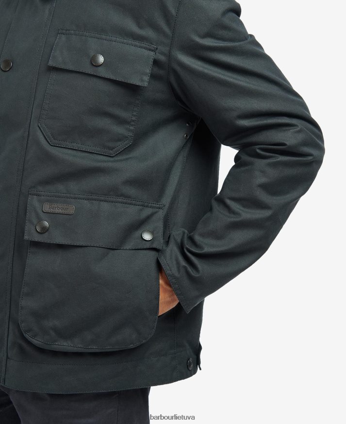 apranga Barbour meldon vaškuotas švarkas laivyno/upės beržo tartanas vyrų 6F6D8033