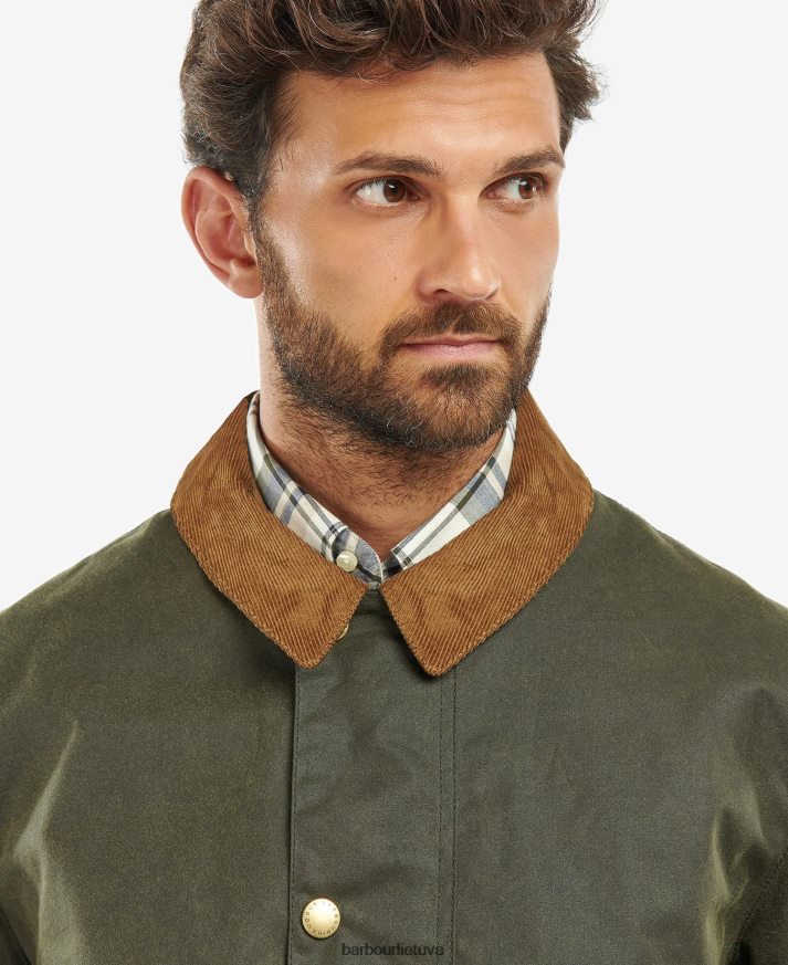 apranga Barbour milton vaškuota striukė papartis/klasikinis tartanas vyrų 6F6D8058