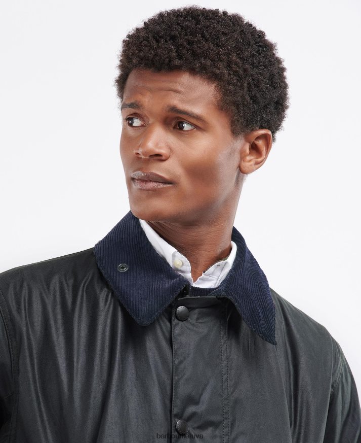 apranga Barbour pasienio vaško striukė karinis jūrų laivynas vyrų 6F6D8038