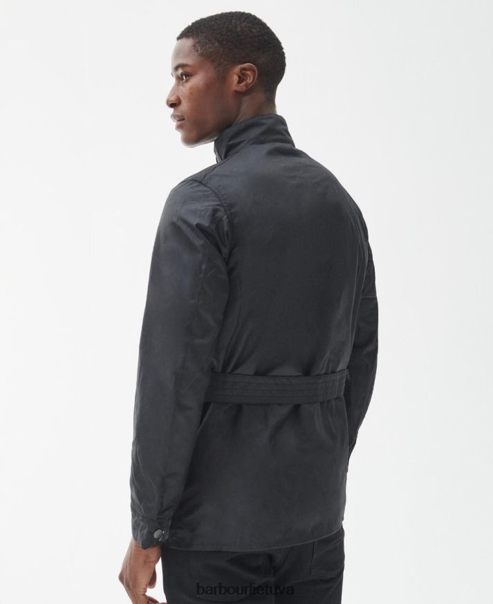 apranga Barbour plona tarptautinė vaško striukė juodas vyrų 6F6D8014