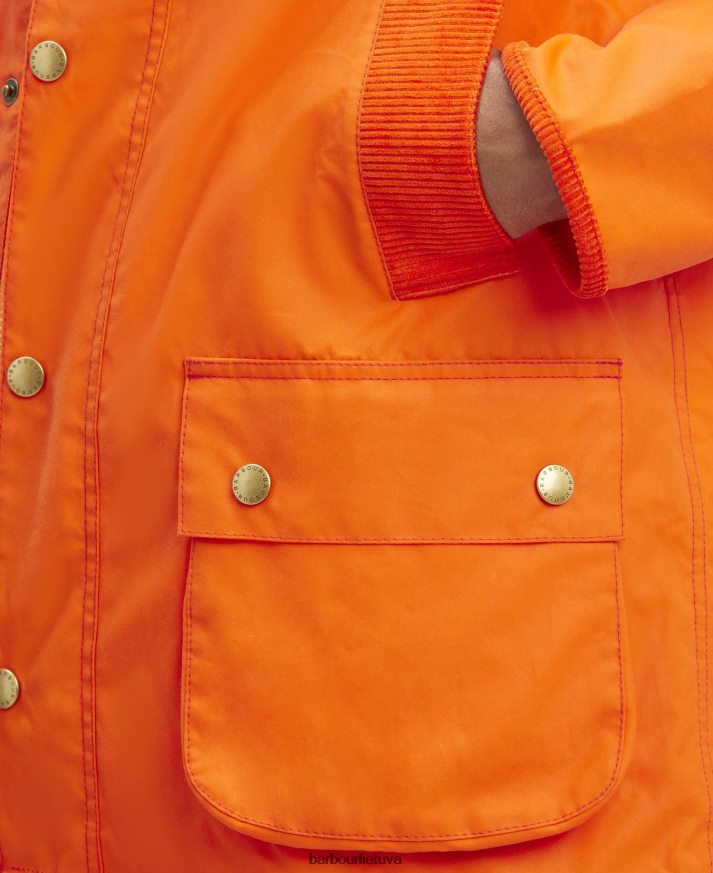 apranga Palm Angels x Barbour Malik Bedale vaško striukė ryški rausva spalva vyrų 6F6D8070