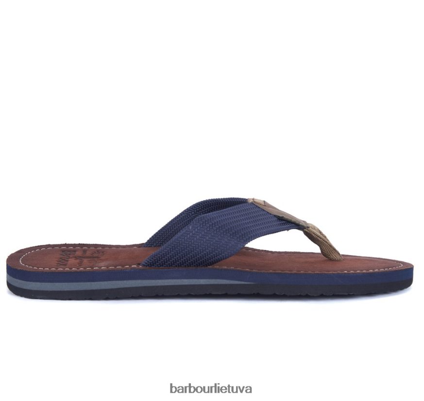 avalynė Barbour Toeman sandalai juodas vyrų 6F6D801296