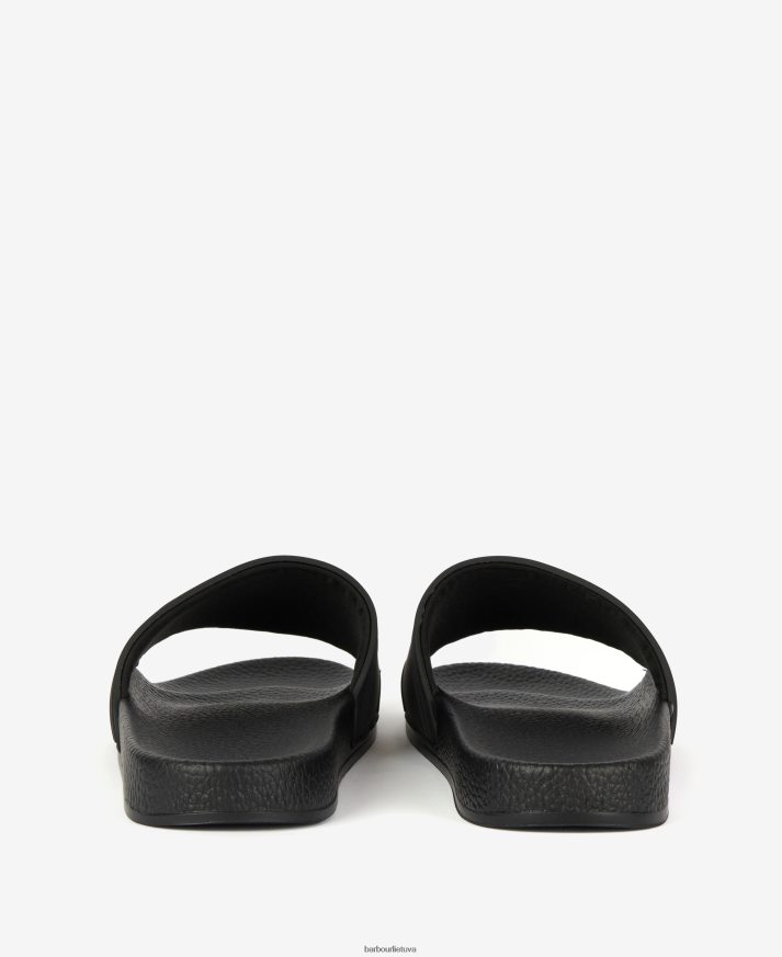 avalynė Barbour logotipo slankikliai klasikinis juodas vyrų 6F6D801300