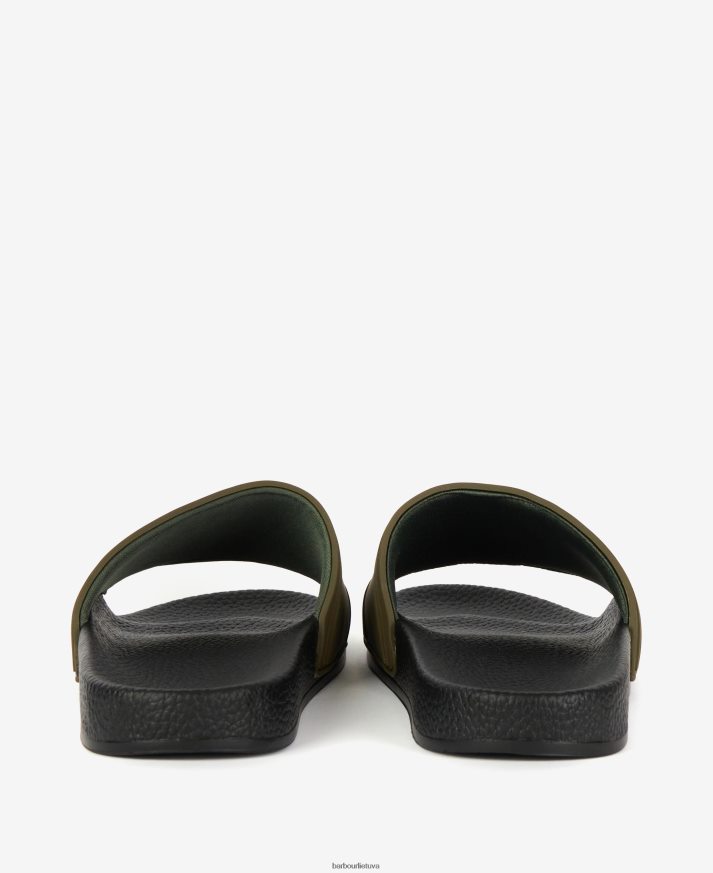 avalynė Barbour logotipo slankikliai klasikinis juodas vyrų 6F6D801302