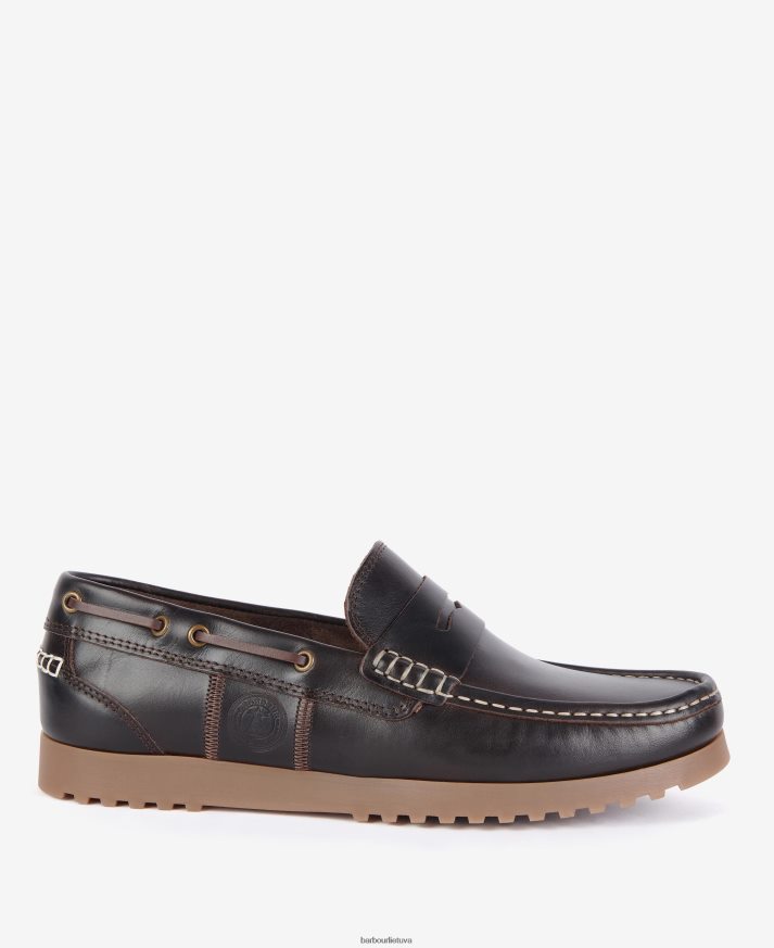 avalynė Barbour farvaterio valčių batai šokoladas vyrų 6F6D801336