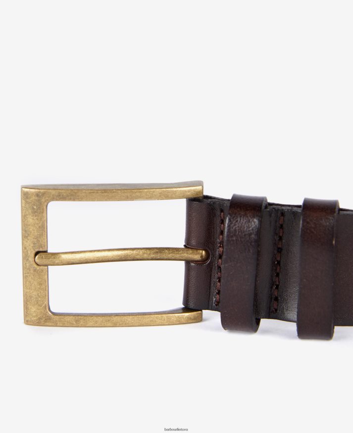 priedai Barbour Albyn odinis juostinis diržas chaki žalia vyrų 6F6D802231