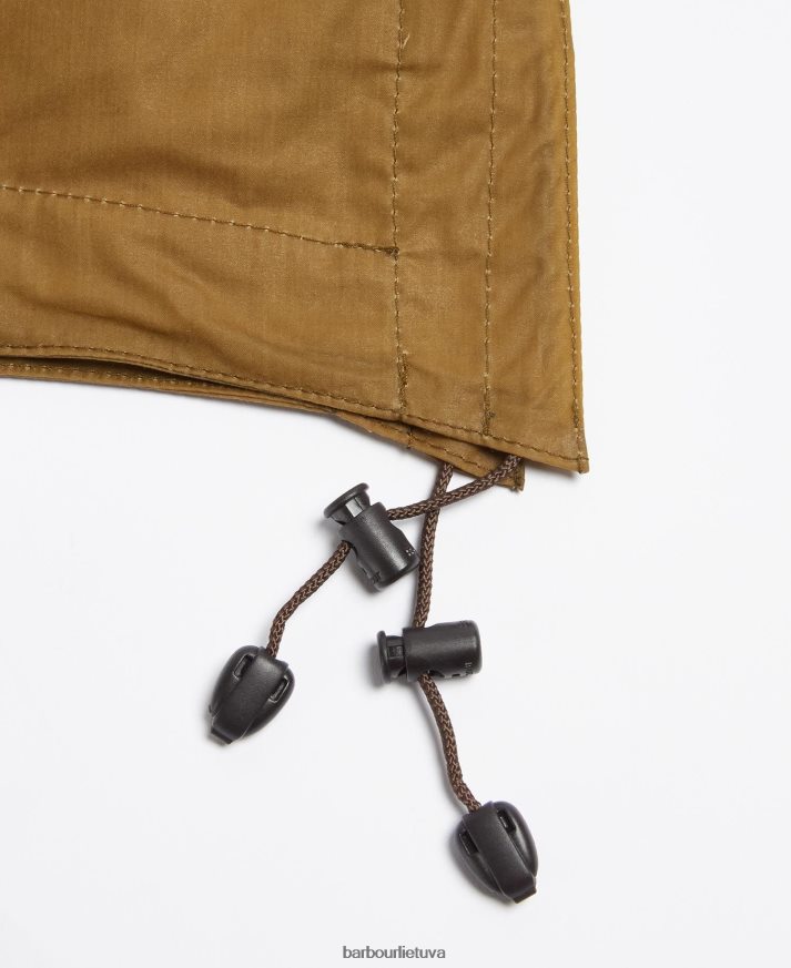priedai Barbour lengvas vaško gaubtas smėlis vyrų 6F6D802344