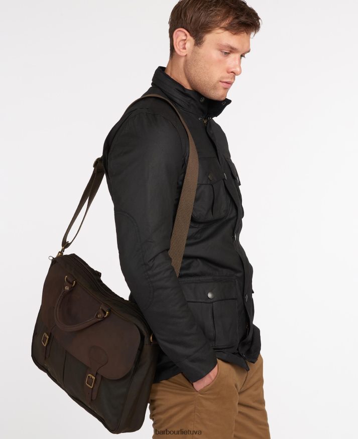 priedai Barbour vaško odos portfelis karinis jūrų laivynas vyrų 6F6D802176