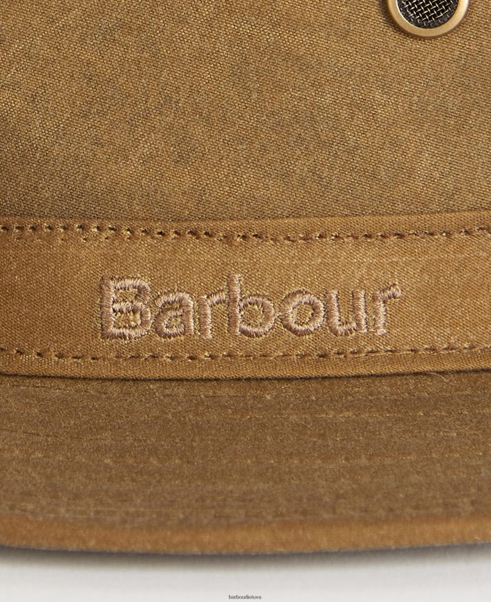 priedai Barbour Dawson vaško safari kepurė alyvuogių vyrų 6F6D802306